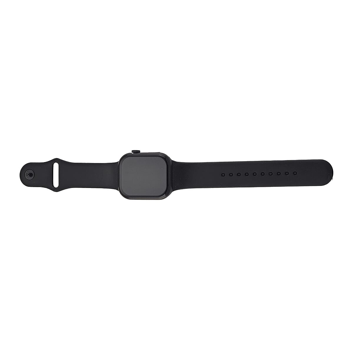 S9 Multi Functional Smart Watch with Black Silicone and Black Obsidian with Crystal Faux Leather Strap image number 8