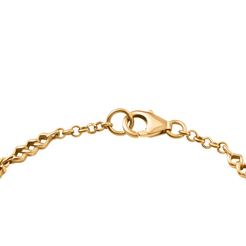 D'Joy African Ruby (FF) 2.35 ctw Bracelet in 18K Vermeil YG Over Sterling Silver (7.00 In)