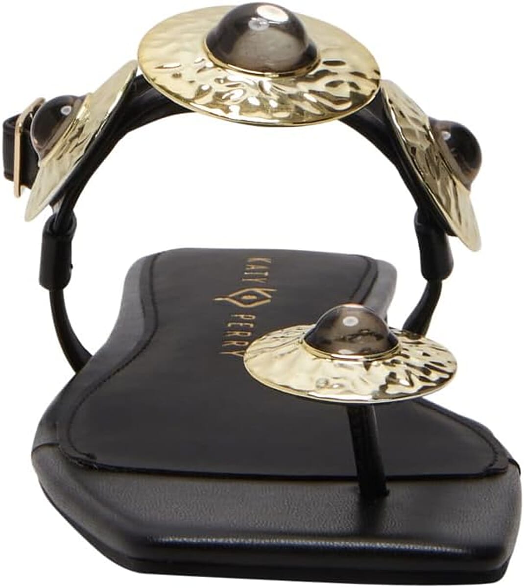 KATY PERRY Black The Camie Stone Sandal - Size 7 image number 2