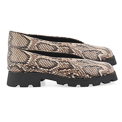 KATY PERRY Brown Snake The Darling Slip-on Loafer - Size 6.5