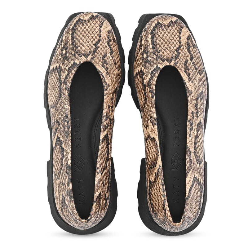 KATY PERRY Brown Snake The Darling Slip-on Loafer - Size 6.5