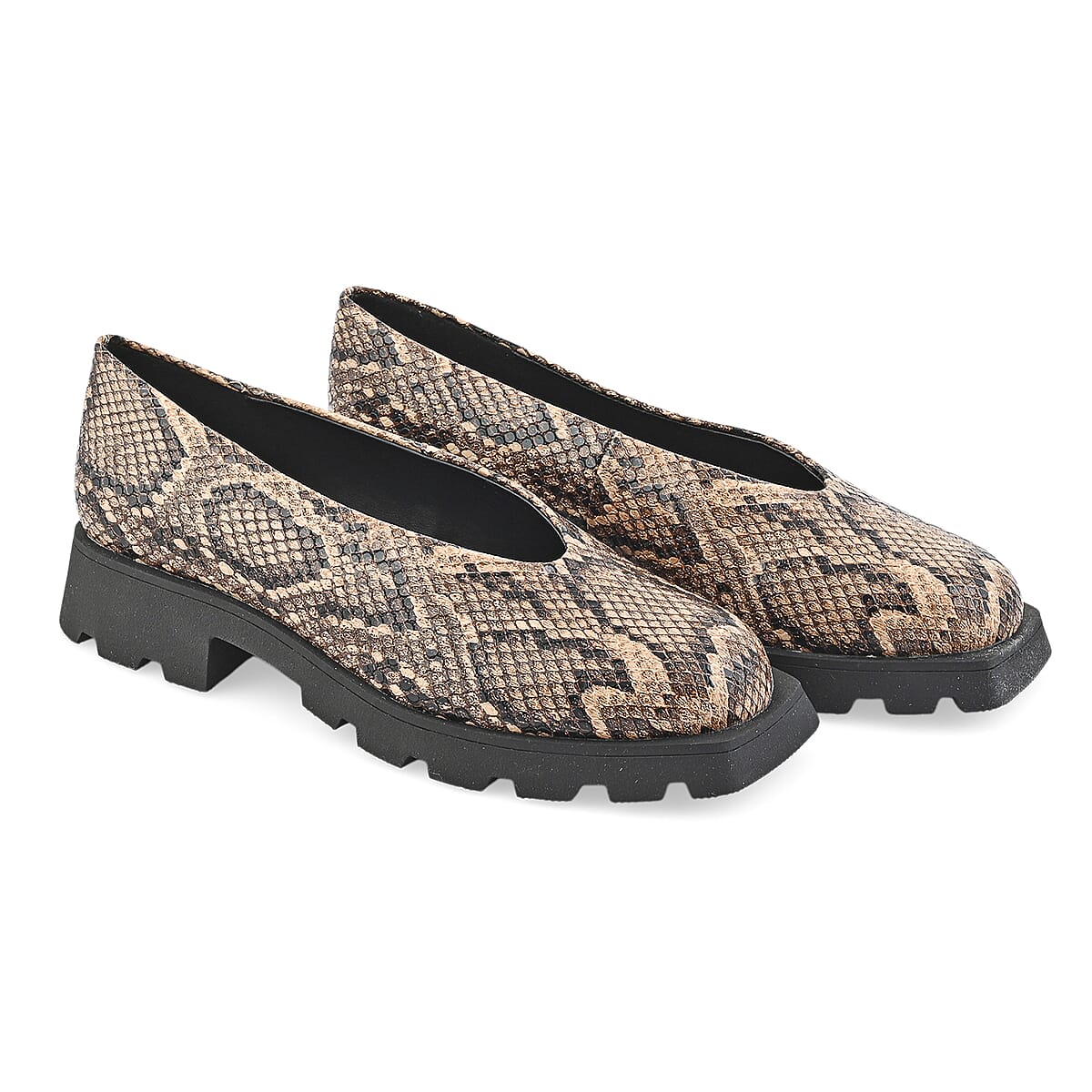 KATY PERRY The Darling Snakeskin Slip -on Loafer - Size 10 image number 0