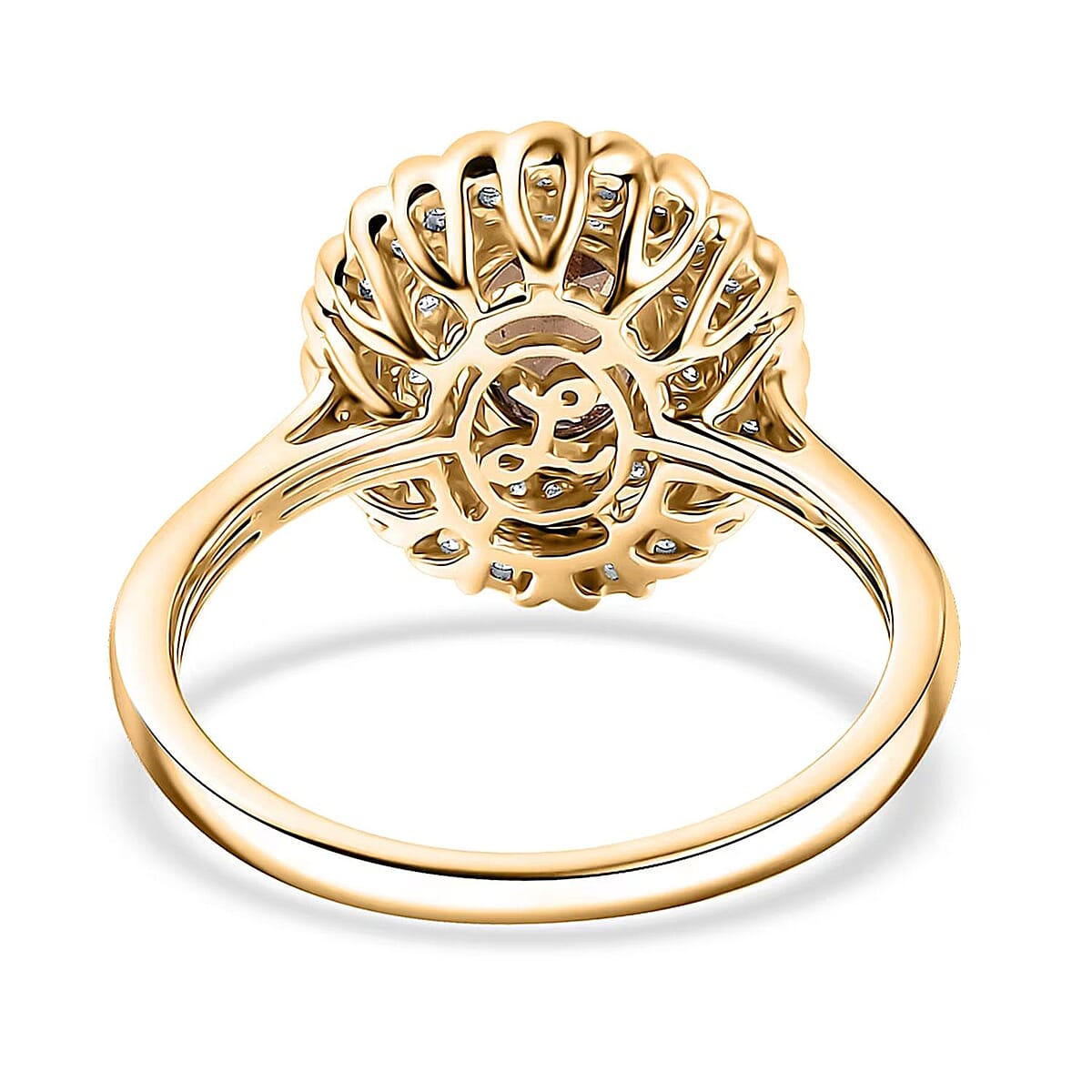 Certified & Appraised Luxoro AAA Madagascar Color Change Garnet and I2 Diamond 2.00 ctw Ring in 10K Yellow Gold (Size 8.0) image number 6