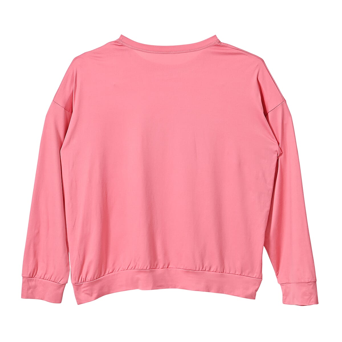 Doorbuster Tamsy Black Eye Catching Ballet Dancing Girls Crystal Long Sleeve Top - One Size Fits Up to XLarge image number 3