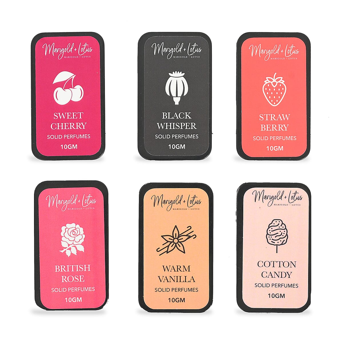 Set of 6 Solid Perfumes Area Underarm Rollon For Women image number 4