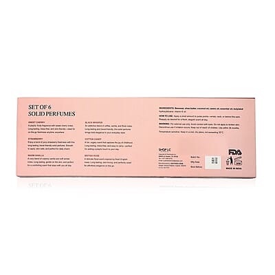 Marigold and Lotus Set of 6 Solid Deodorant Roll-on for Women