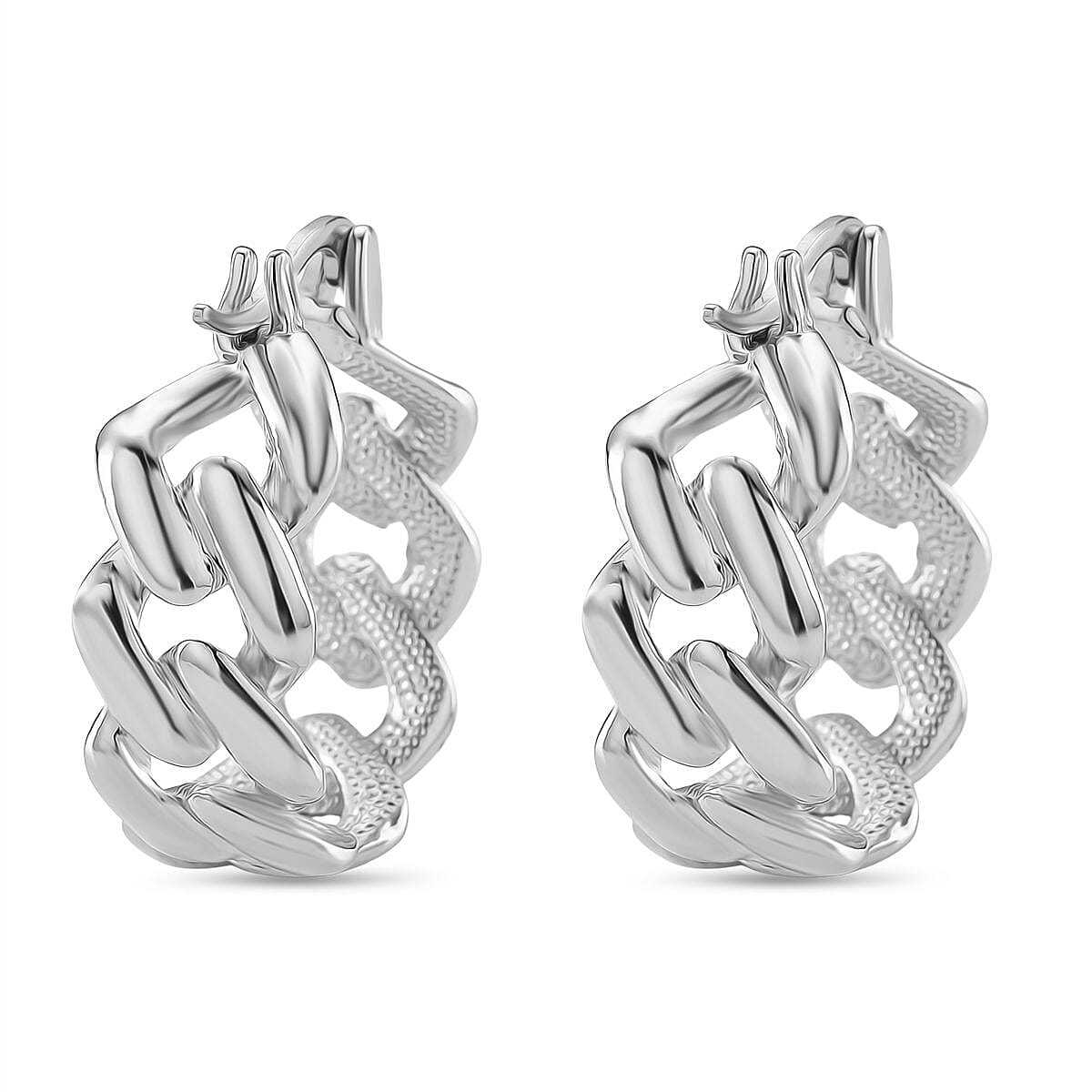 Austrian Crystal Earrings in Platinum Bond