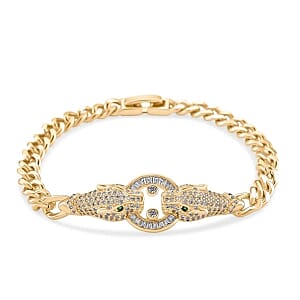 Simulated Multi Diamond 0.22 ctw Bracelet (7.25 In) in Silvertone