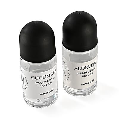 Marigold and Lotus Multipurpose Roll-On Duo - Cucumber and Aloevera (1.35oz)
