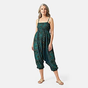 TLV Tamsy Tea Peacock 2 in 1 Harem Pant - One Size Fits Most