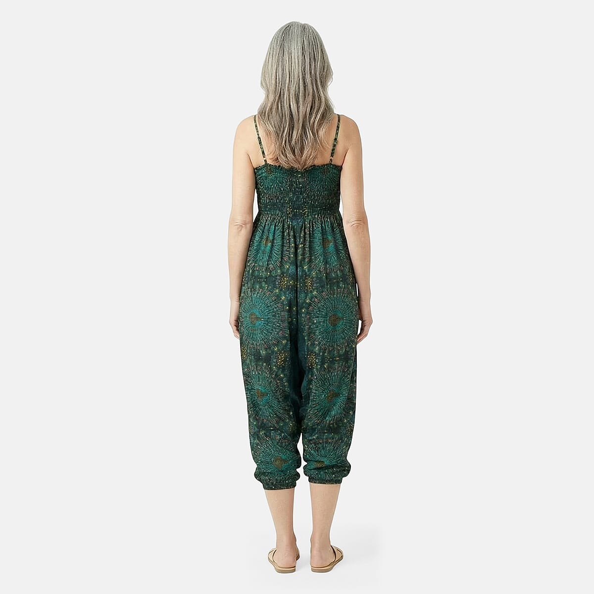 TLV Tamsy Tea Peacock 2 in 1 Harem Pant - One Size Fits Most image number 2