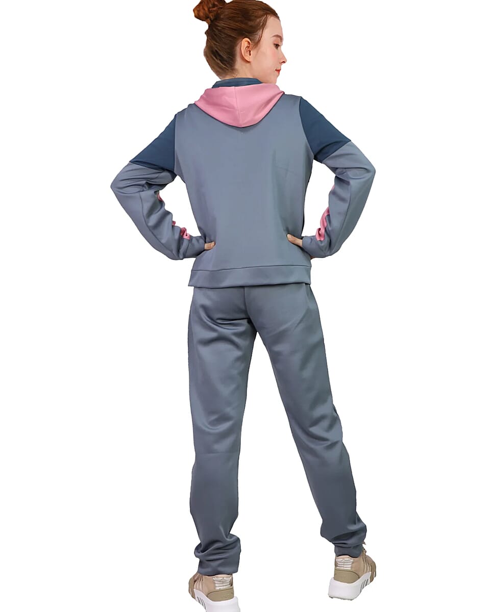 HANTON Grey Athletic Jogger Set - M image number 2