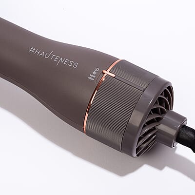 Hauteness 4 in 1 Blowout Brush Hair Dryer with Infrared Technology - Black