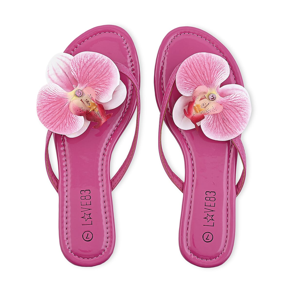 LOVE 83 Pink Orchid Sandal - Size 6 image number 4