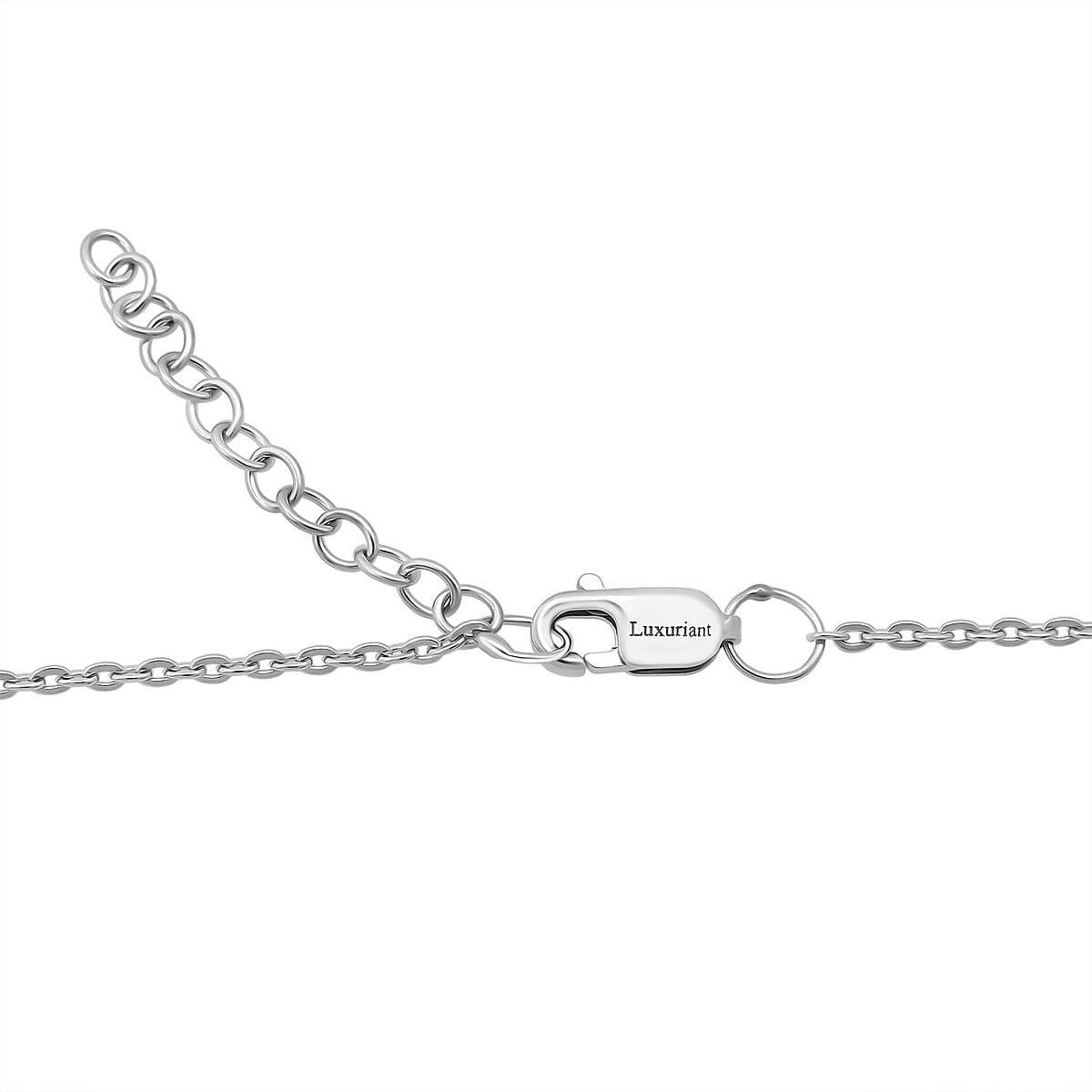 Luxuriant Lab Grown Diamond SI 1.00 ctw Station Necklace in Rhodium Over Sterling Silver 18 Inches image number 5