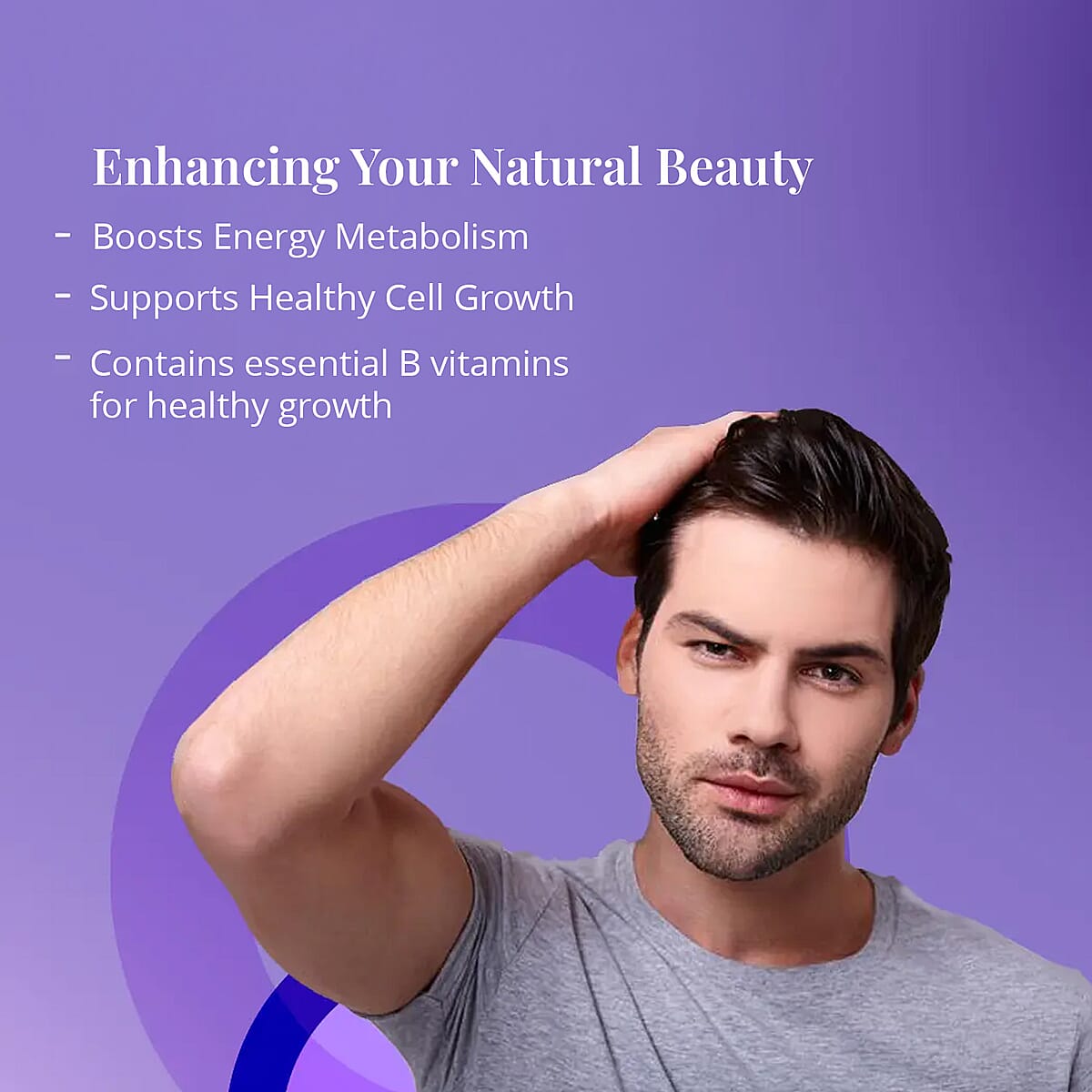 Bust My Hair Loss Biotin- Healthy Hair, Skin & Nails Dietary Supplement (30 Gummies) (Ships in 3-5 Business Days)  image number 2