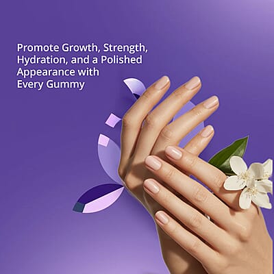 Bust My Hair Loss Biotin- Healthy Hair, Skin & Nails Dietary Supplement (30 Gummies)