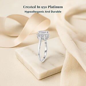 IGI Certified Luxuriant Lab Grown Diamond E-F VS 2.00 ctw Ring in 950 Platinum (Size 8.5) 5.75 Grams