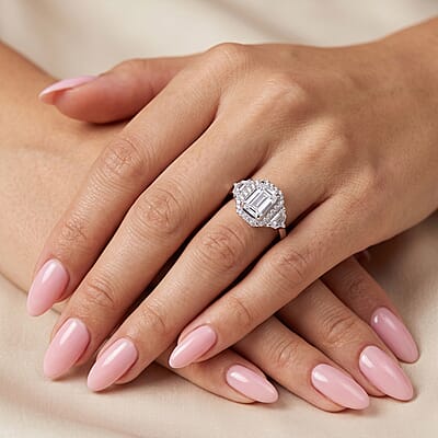 IGI Certified Luxuriant Lab Grown Diamond E-F VS 2.00 ctw Ring in 950 Platinum (Size 12.0) 5.75 Grams