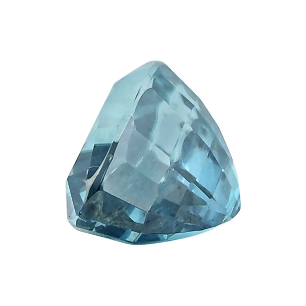 AAAA Blue Zircon (Pear Free Size) 4.00 ctw image number 1