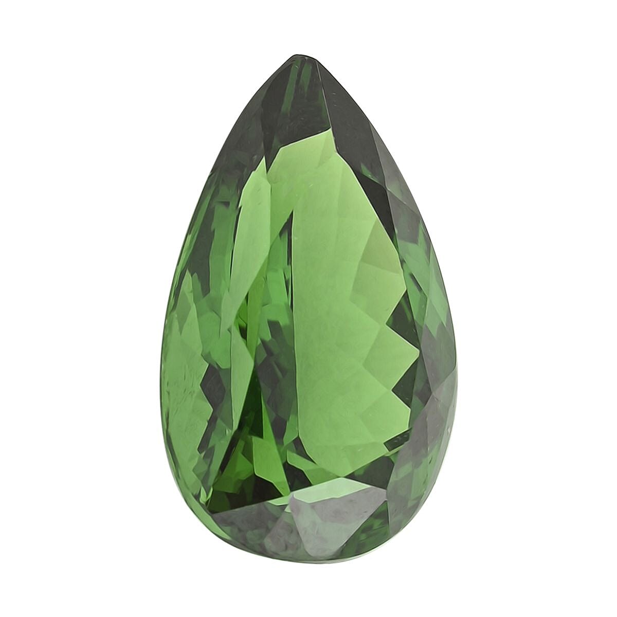 Certified and Appraised AAAA Tsavorite Garnet (Pear Free Size) 1.00 ctw image number 0