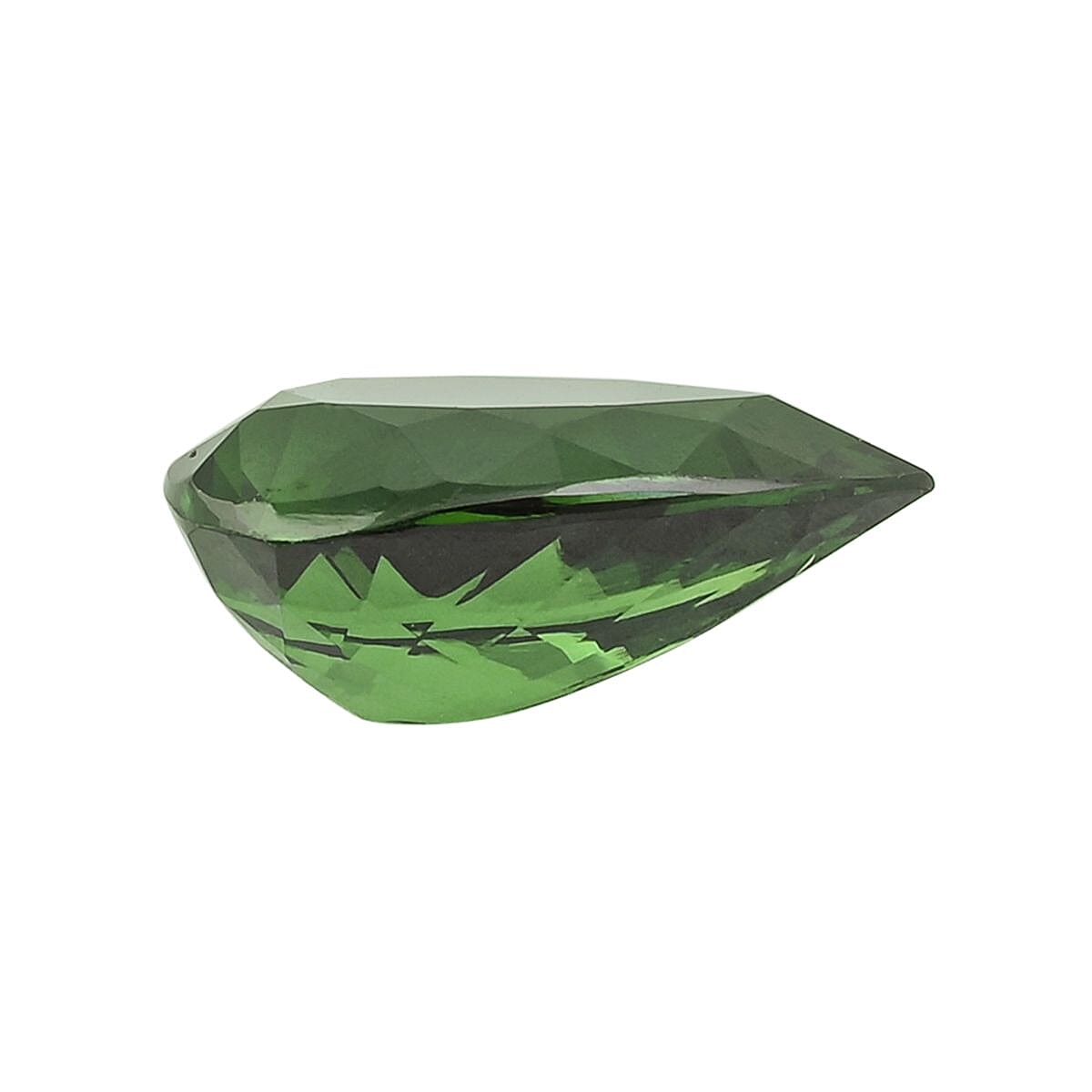 Certified and Appraised AAAA Tsavorite Garnet (Pear Free Size) 1.00 ctw image number 2
