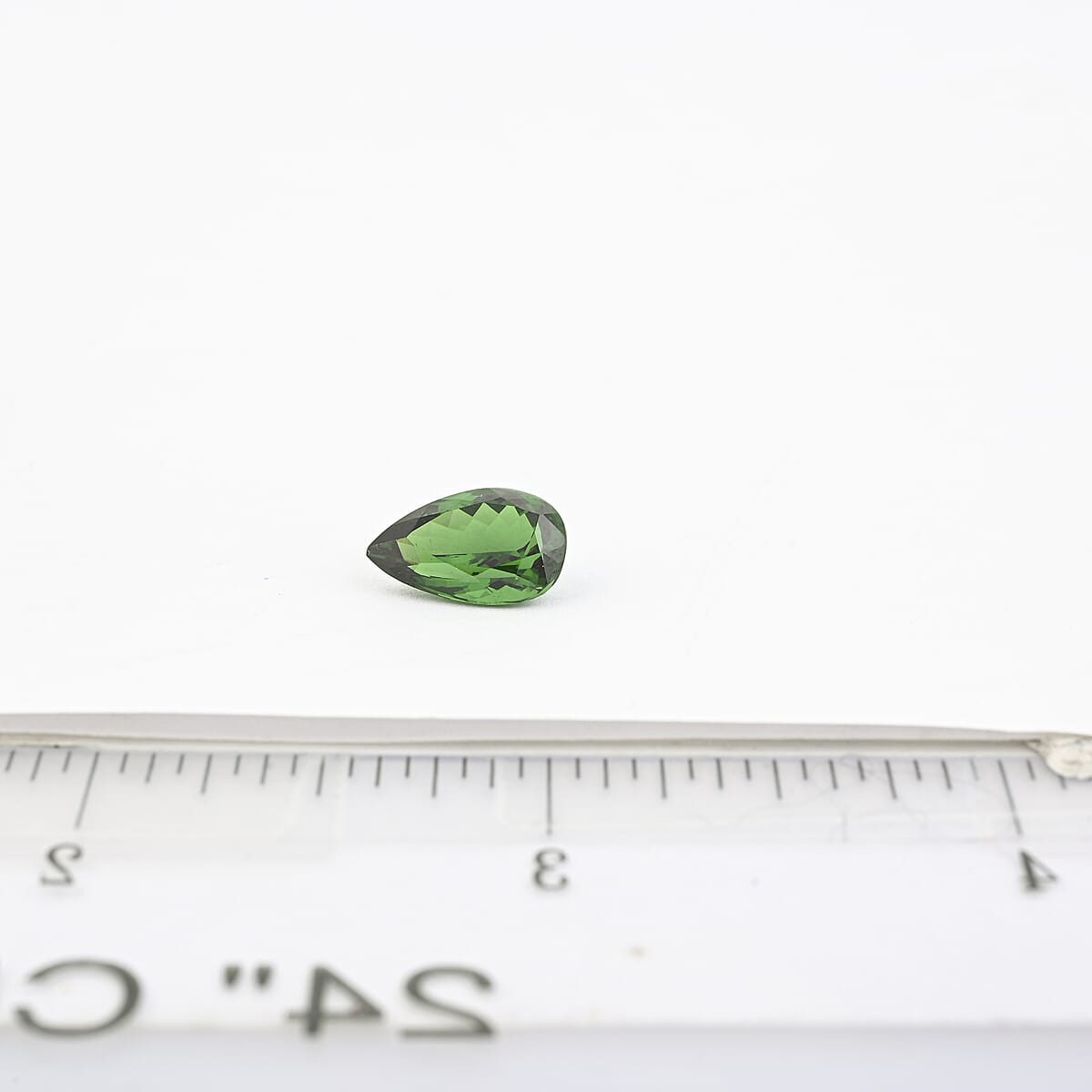 Certified and Appraised AAAA Tsavorite Garnet (Pear Free Size) 3.00 ctw image number 4