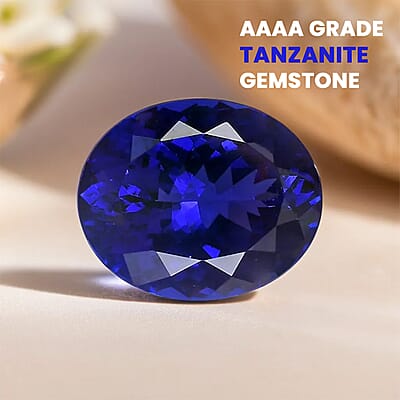Certified & Appraised AAAA Tanzanite (Ovl 10.5x8.5 mm) 3.00 ctw