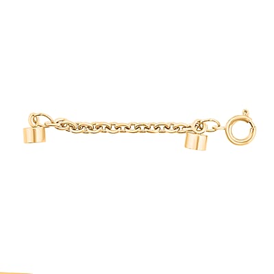 ION Plated YG Stainless Steel 5*7 Magnetic Lock with 7MM Spring Ring Lock with 1.5mm Rolo Chain