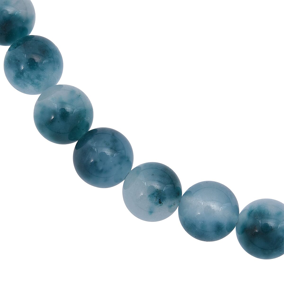 Sugar Agate Beaded 308.50 ctw Necklace 18 Inches in Sterling Silver image number 3