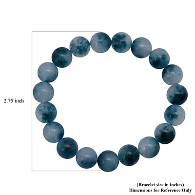 Sugar Agate Beaded 135.95 ctw Stretch Bracelet