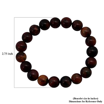 Multi Agate Beaded 134.15 ctw Stretch Bracelet 