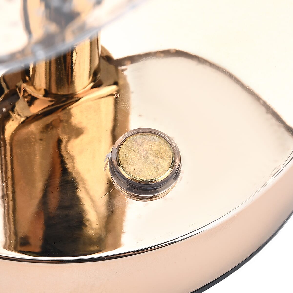 Livmore Golden Acrylic Ribbon Design Touch Lamp image number 7