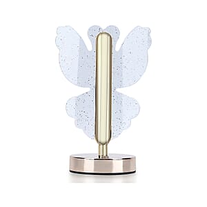 Livmore Golden Acrylic Butterfly Design Touch Lamp