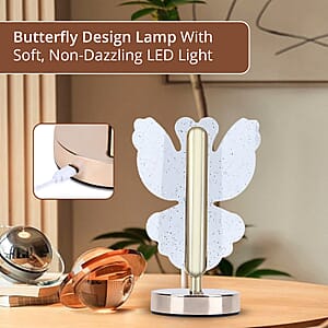 Livmore Golden Acrylic Butterfly Design Touch Lamp