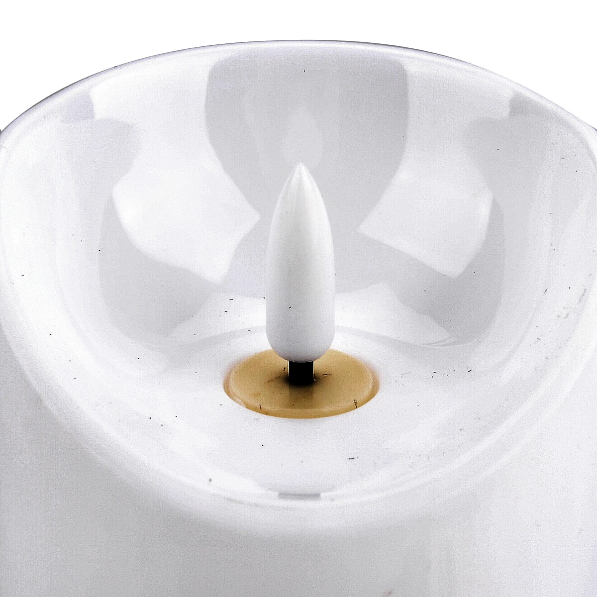 Livmore White 3pcs Set Candle Light (3xAAA Not Included) image number 5