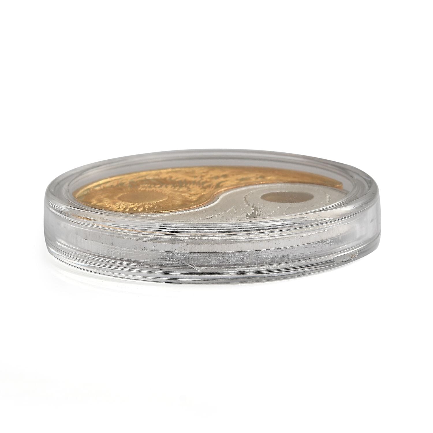 999 Fine Silver Two Tone Yin-Yang Coin (10 g)