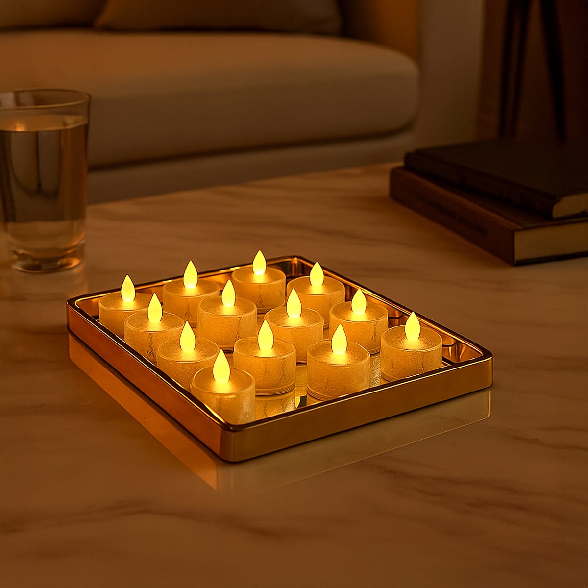 Livmore Set of 24pcs White Candle image number 0