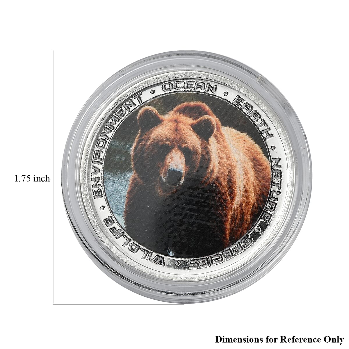 999 Fine Silver Wildlife Brown Bear Coin (10 g) image number 3