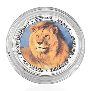 999 Fine Silver Wildlife Lion Coin (10 g)