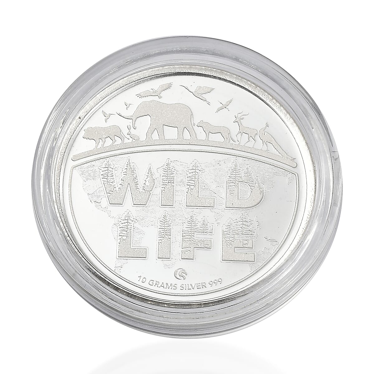 999 Fine Silver Wildlife Lion Coin (10 g) image number 2