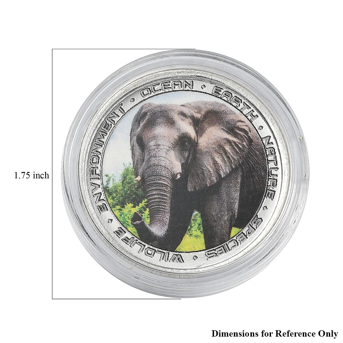 999 Fine Silver Wildlife Elephant Coin (10 g) image number 4