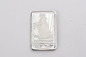 999 Fine Silver Lady & Liberty Embossed Bar (10 g)