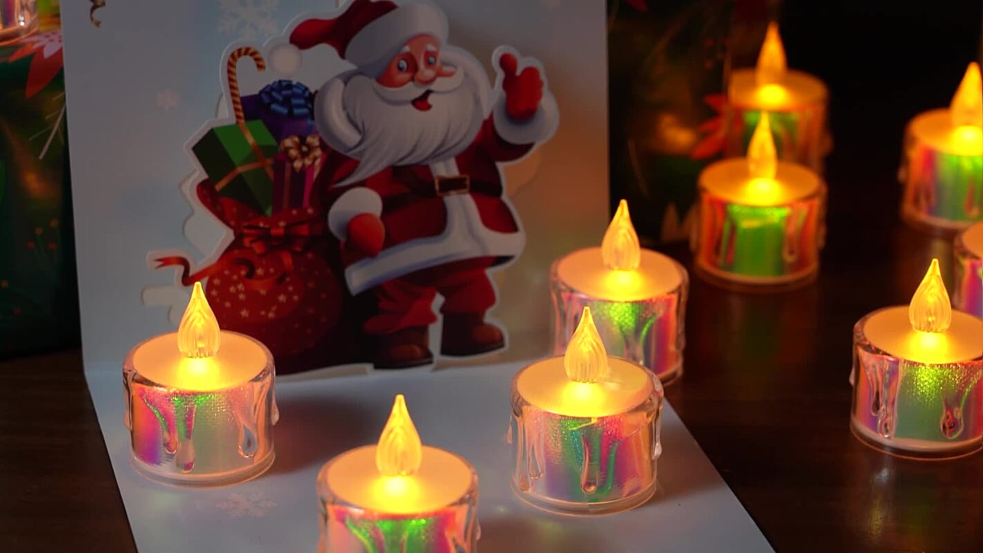Livmore Set of 24pcs White Candle (1.41"x1.96")