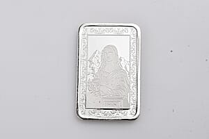 999 Fine Silver Mona Lisa Embossed Bar 10 Grams