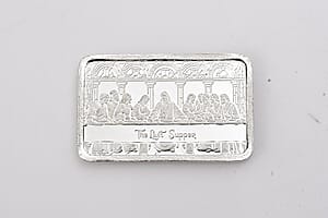 999 Fine Silver The Last Supper Embossed Bar (10 g)