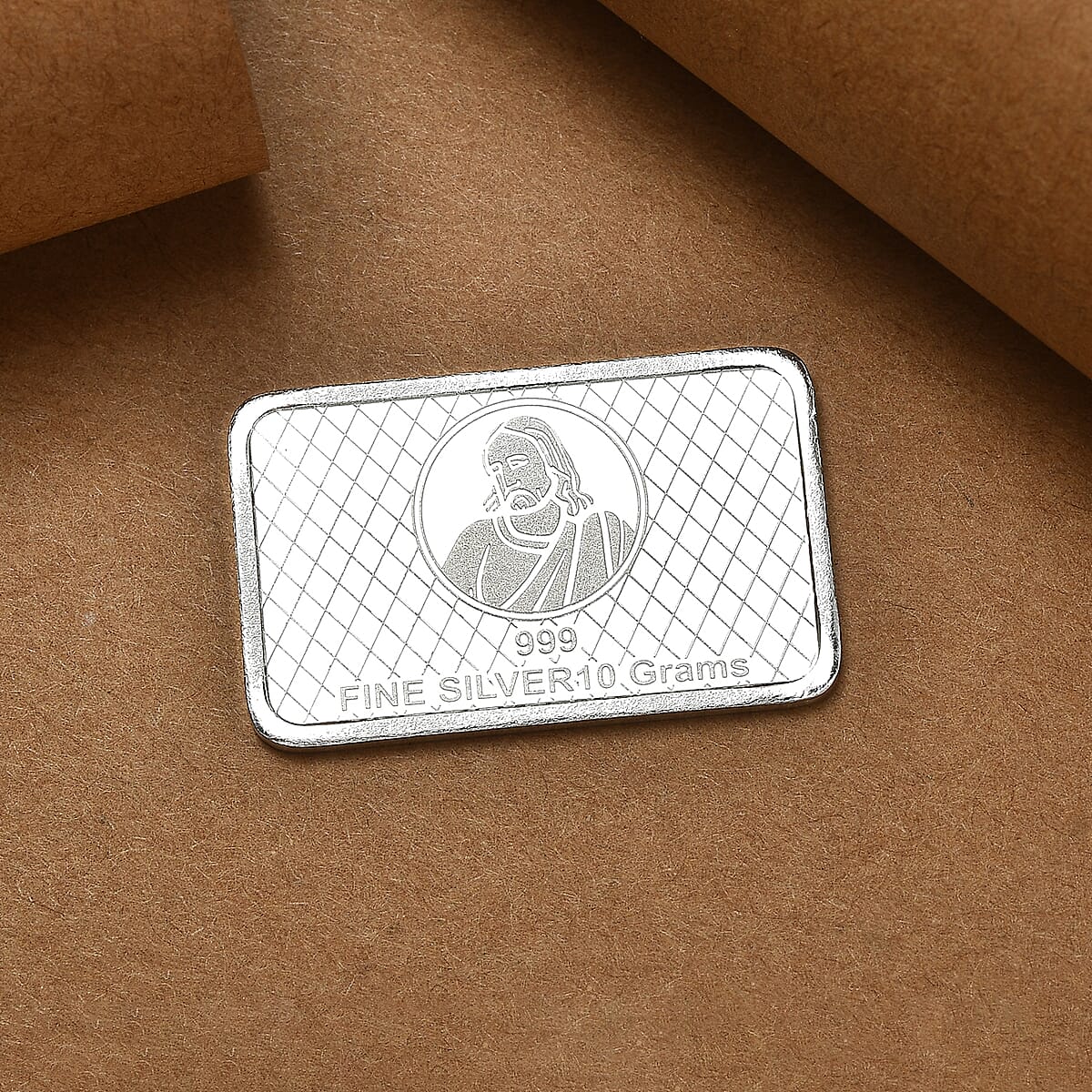 999 Fine Silver The Last Supper Embossed Bar (10 g) image number 2