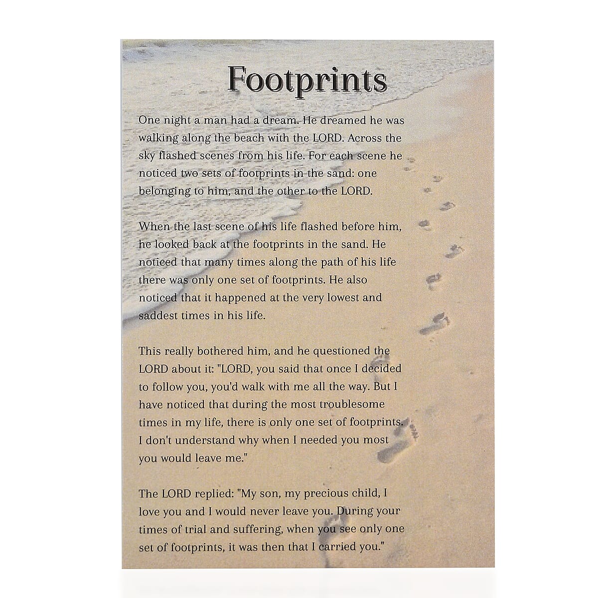 999 Fine Silver Footprints In The Sand Bar (5 g) image number 3