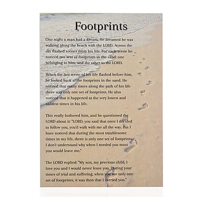 999 Fine Silver Footprints In The Sand Bar (5 g)