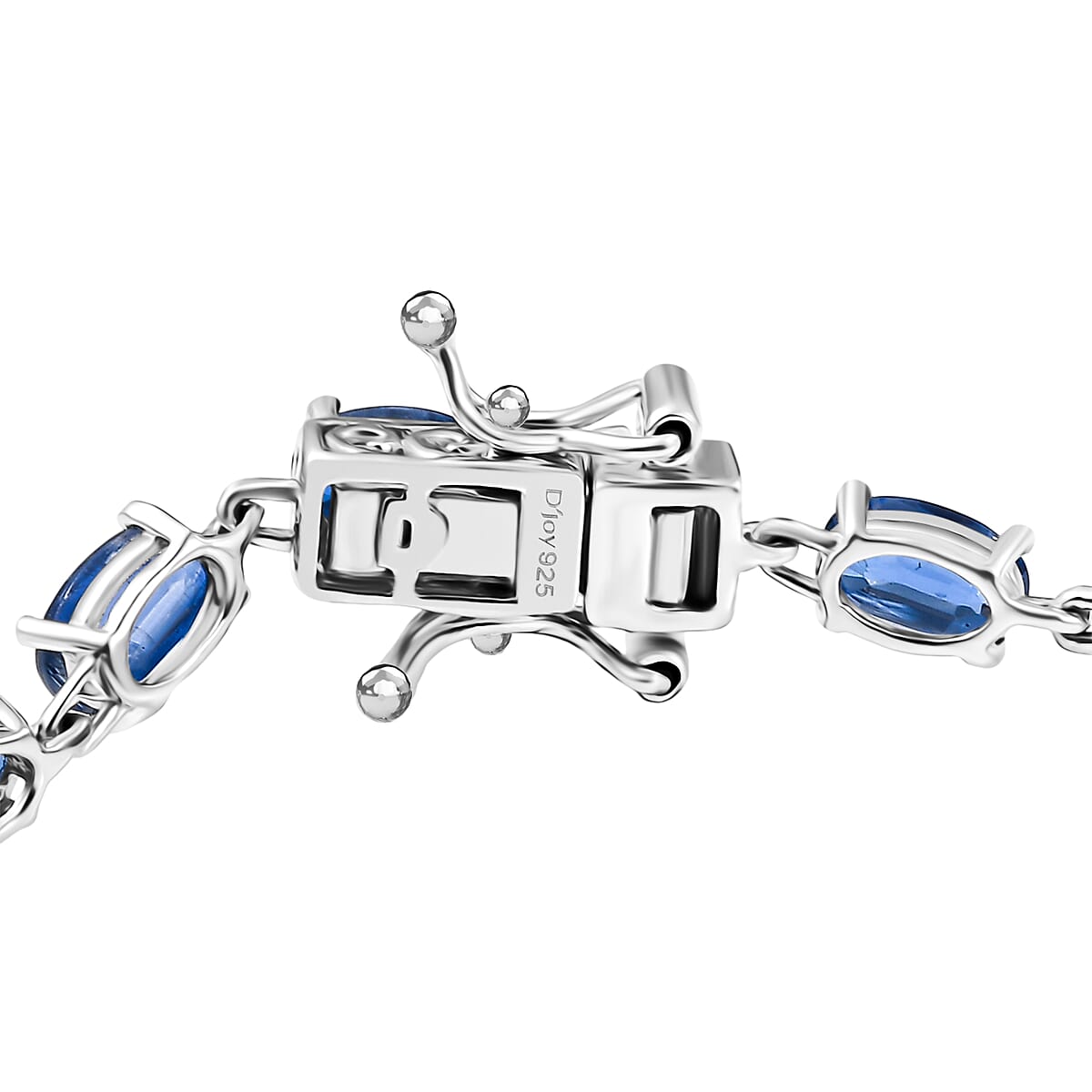 D'Joy Premium Kashmir Kyanite 13.80 ctw Starborn Echoes Bracelet in Rhodium Over Sterling Silv (7.25 In)  image number 3